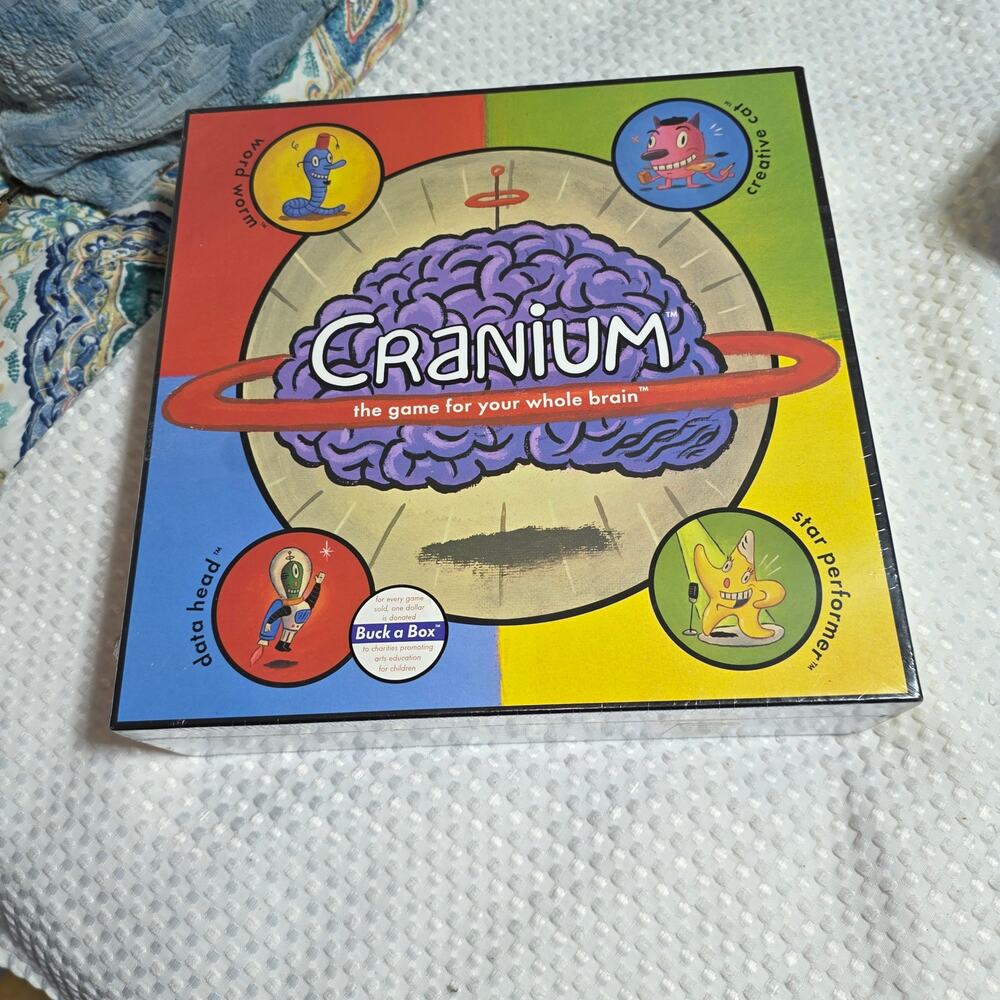 VINTAGE 1998 STARBUCKS CRANIUM BOARD GAME SEALED